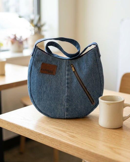 Denim crossbody bag — Urban Lifestyle | Generated by Modelize