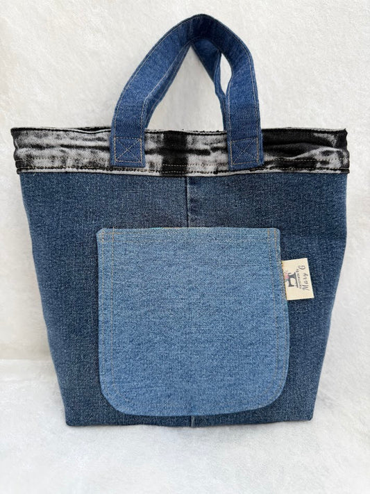 ST.100S Small tote bag with pockets