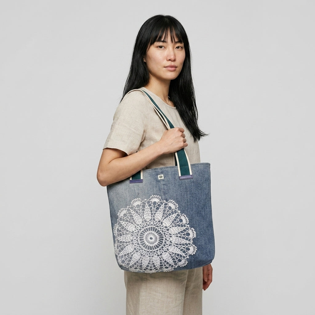 Tote bag — On Model - Accessories Focus | Generated by Modelize